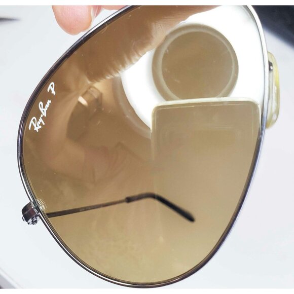 Ray-Ban Men's RB3025 AVIATOR CLASSIC Pilot Sunglasses Glasses Large Metal Italy - Picture 7 of 11